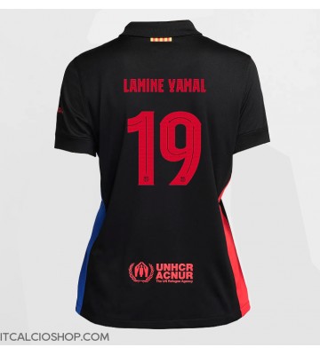 Barcelona Lamine Yamal #19 Seconda Maglia Femmina 2024-25 Manica Corta